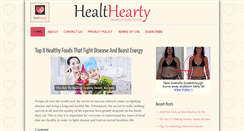Desktop Screenshot of healthearty.com